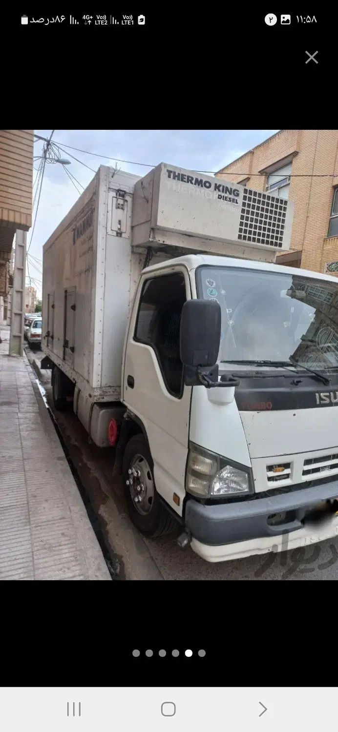 ایسوزو مدل۸۸ ششتن یخچال دارو ترموکینگ دار|خودرو سنگین|تهران, آزادشهر|دیوار