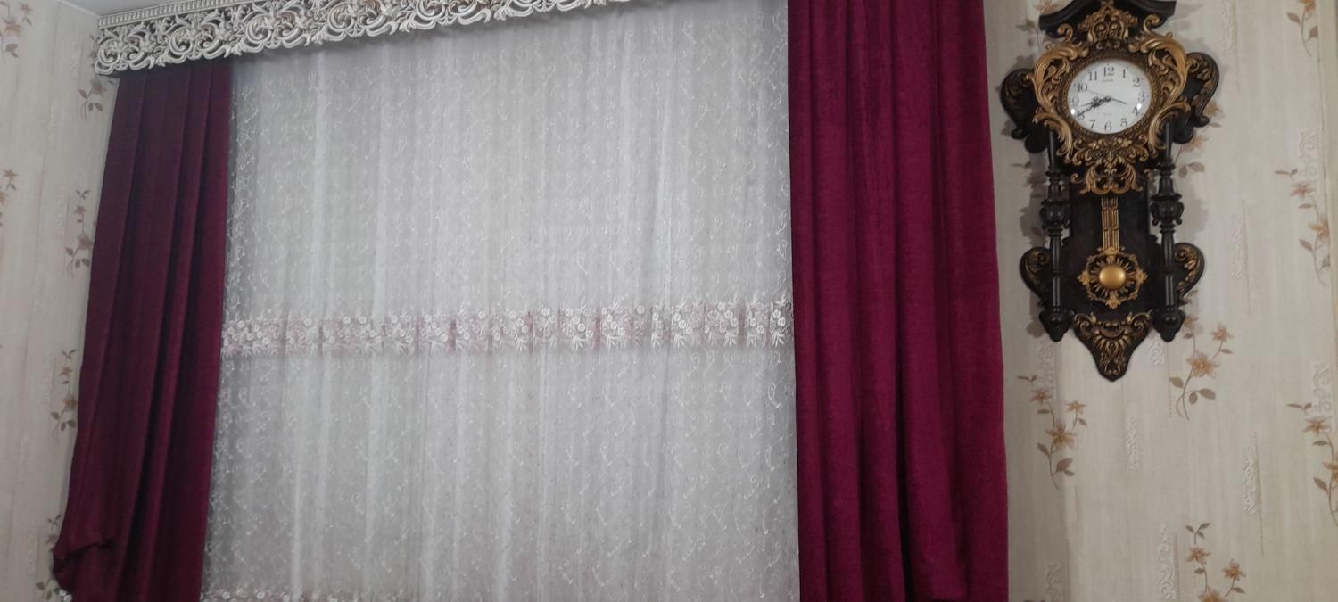 پرده پذیرایی و والان|پرده، رانر، رومیزی|کرج, حسین‌آباد|دیوار