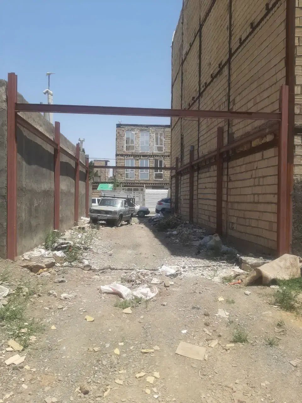 زمین 100 متری با اسکلت باغون آباد|فروش زمین و ملک کلنگی|مشهد, دوست آباد|دیوار
