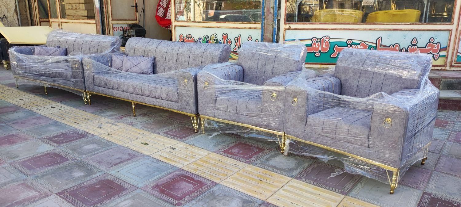 مبل راحتی جمیل فلز و چوب|مبلمان خانگی و میز عسلی|تویسرکان, |دیوار