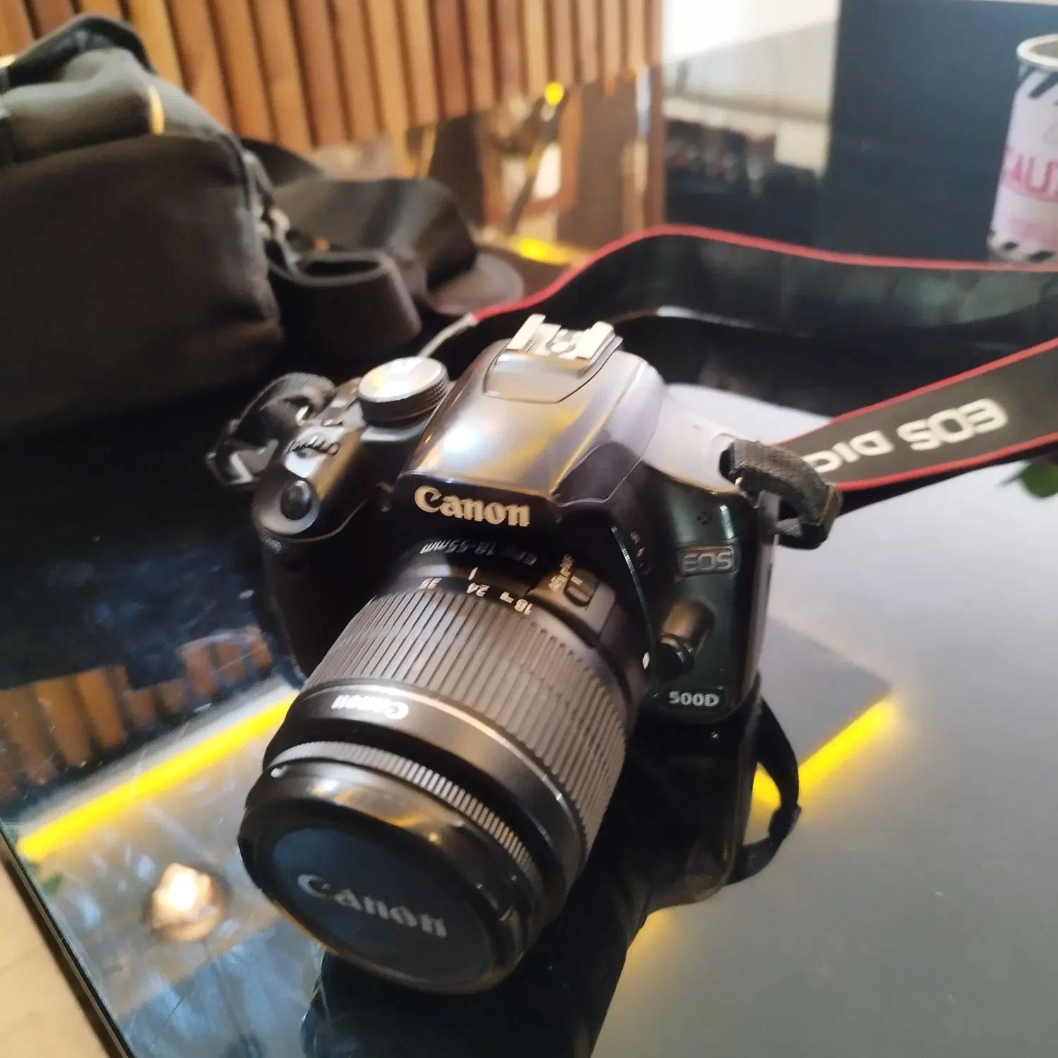 دوربین عکاسی و فیلمبرداری Canon 500D با لنز و کیف|دوربین عکاسی و فیلم‌برداری|اصفهان, بهارستان|دیوار