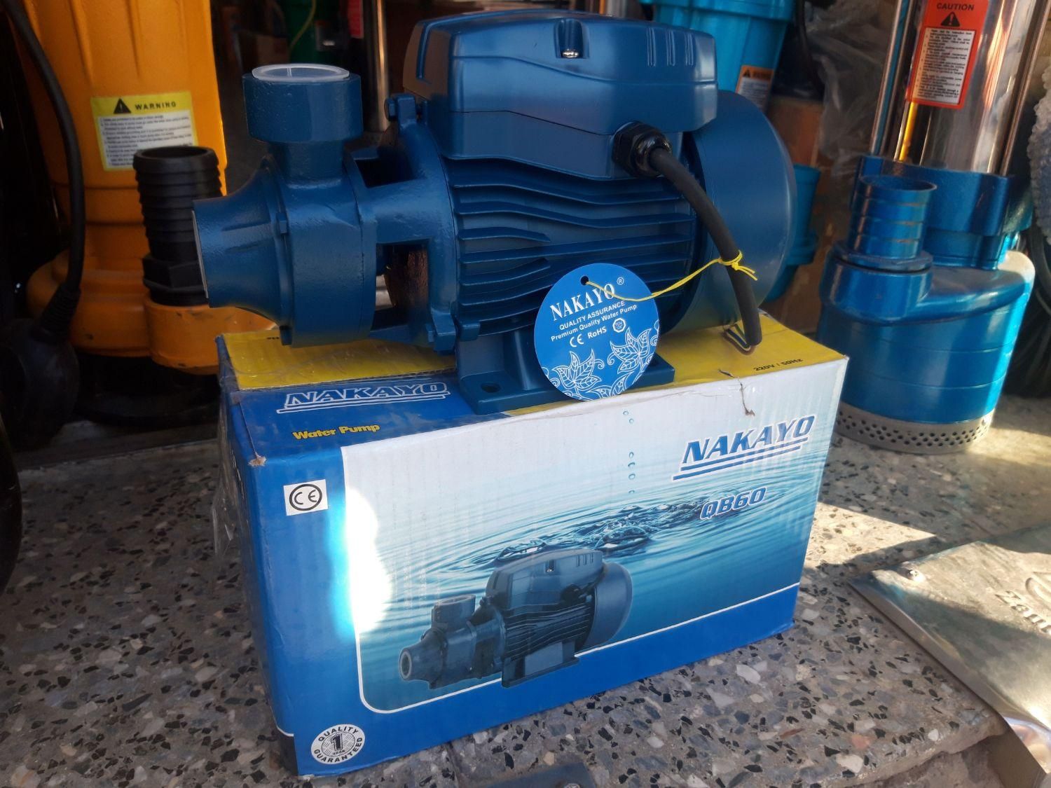 پمپ آب نیم اسب NK60 ناکایو سیم پیچ مس باگارانتی|مصالح و تجهیزات ساختمان|مشهد, نوید|دیوار