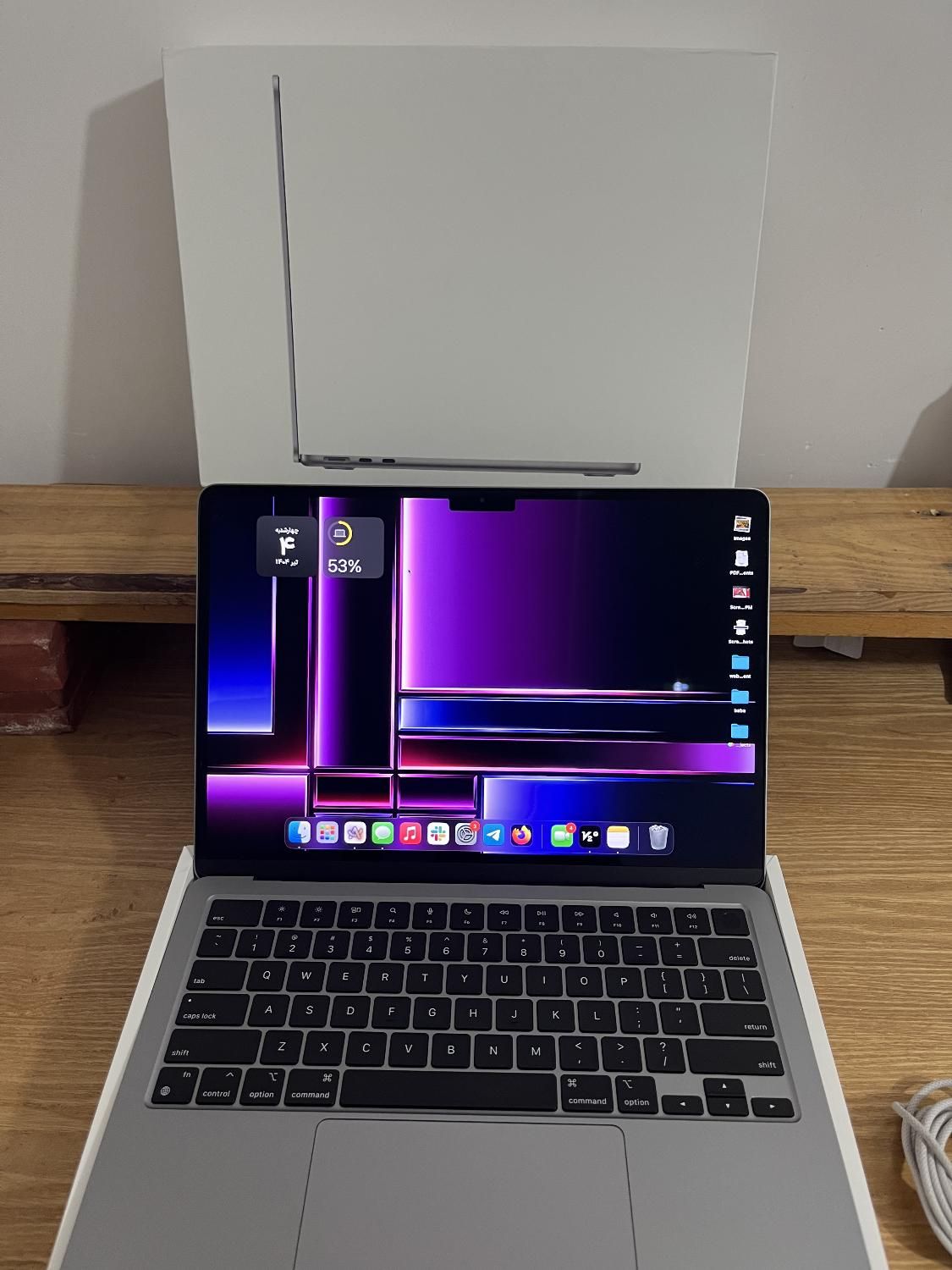 مک بوک air M2 - Macbook air m2|رایانه همراه|قم, بلوار امین و ساحلی|دیوار