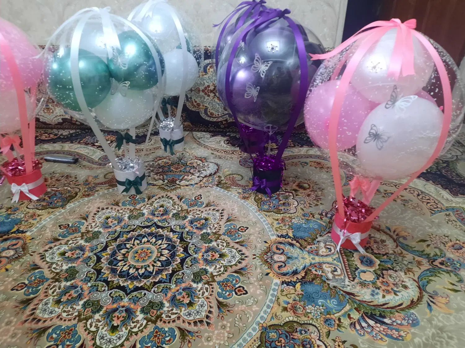 بالن بادکنک رنگ بندی|اسباب‌بازی بچه|کرج, شهرک بنفشه|دیوار