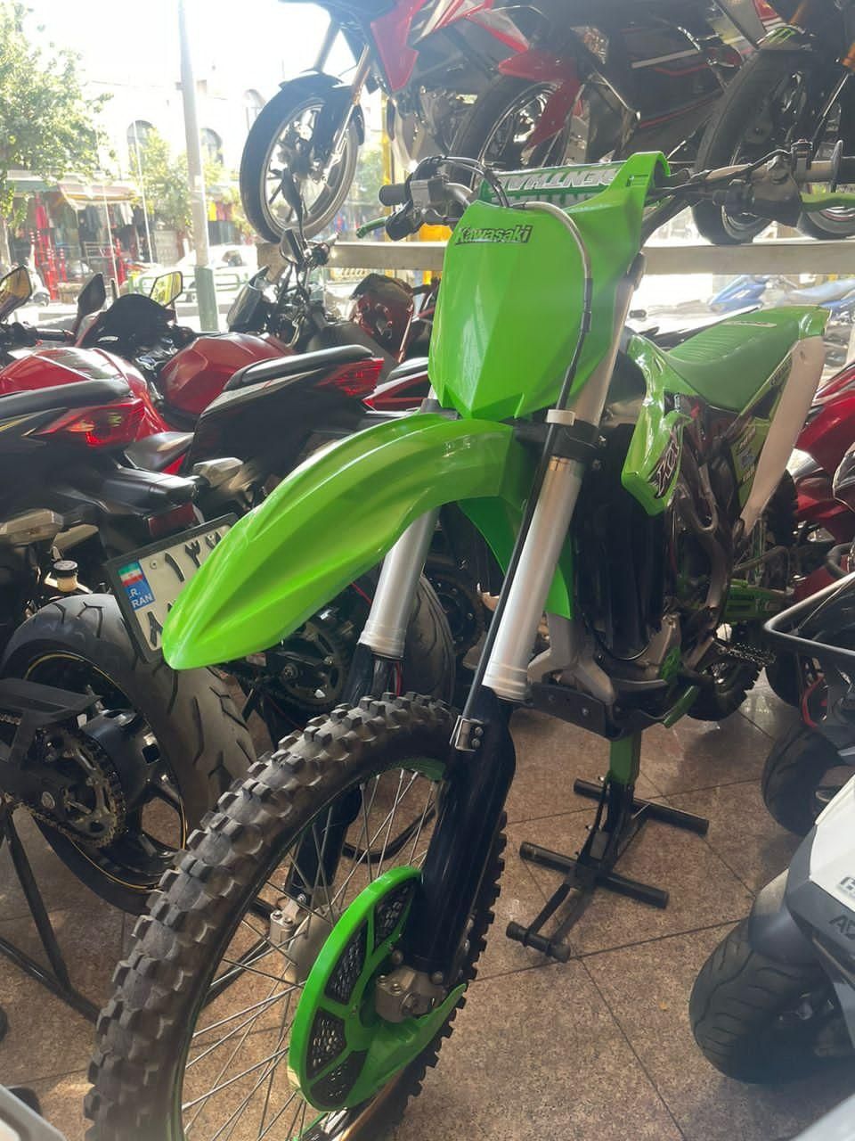 موتور کاوازاکی مدل kx250 کراس سند دار 2015|موتورسیکلت|تهران, گمرک|دیوار