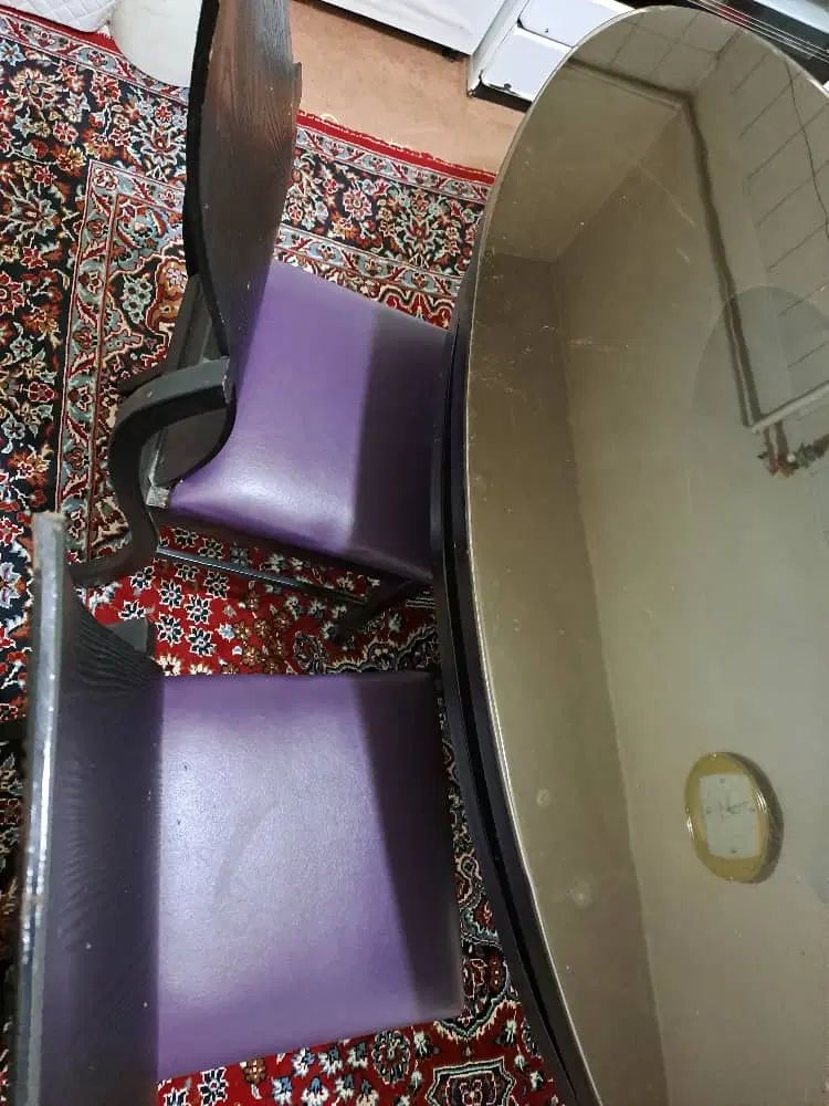 میز نهار خوری ۴ نفره شیشه ای|میز و صندلی غذاخوری|تهران, گرگان|دیوار