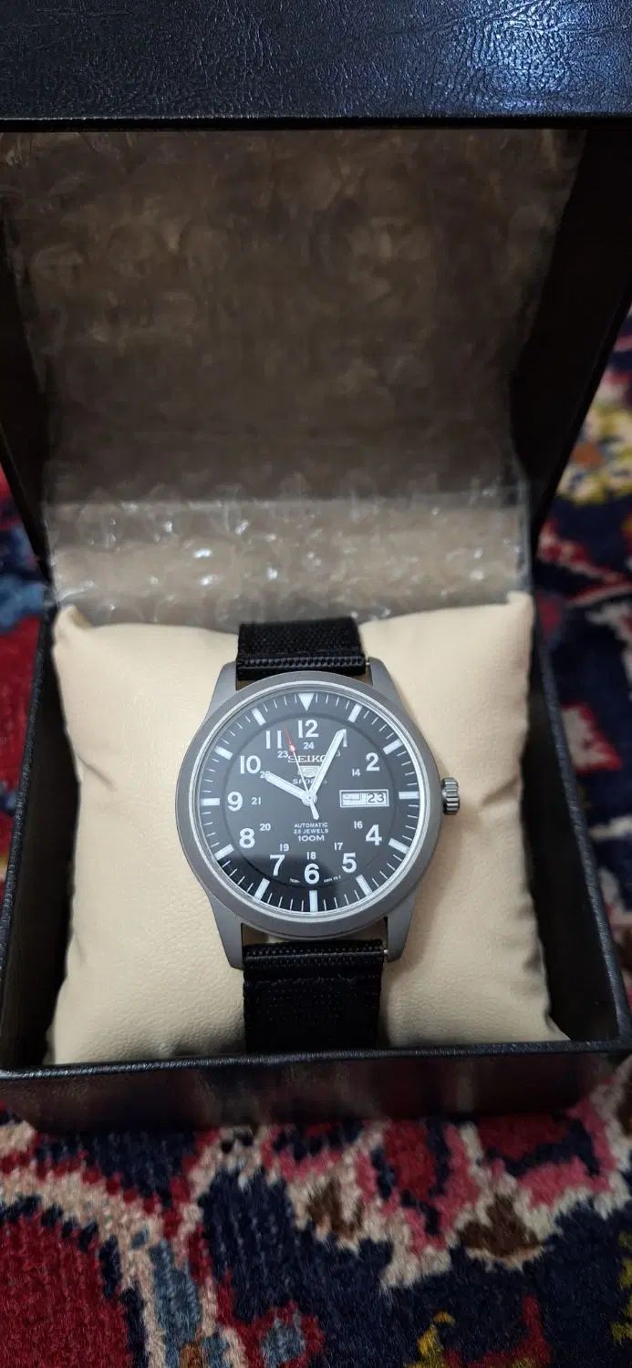 سیکو اتوماتیک خلبانی مشکیSEIKO-SNZG15J1|ساعت|تهران, بلوار کشاورز|دیوار