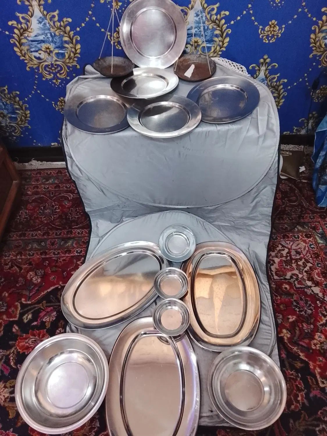 ست کامل ظروف استیل ضدزنگ، طراحی خاص و تمیز|ظروف سرو و پذیرایی|اصفهان, شهرک کاوه|دیوار