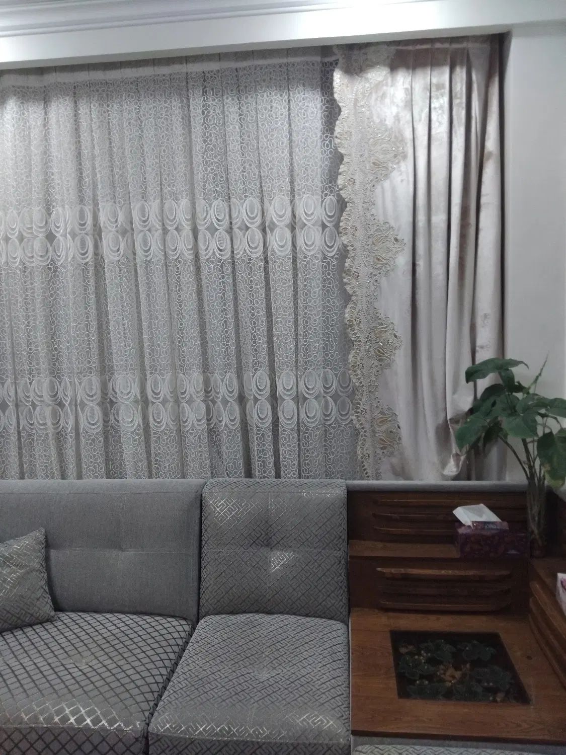 پرده پذیرایی|پرده، رانر، رومیزی|تهران, تهرانسر شمالی|دیوار