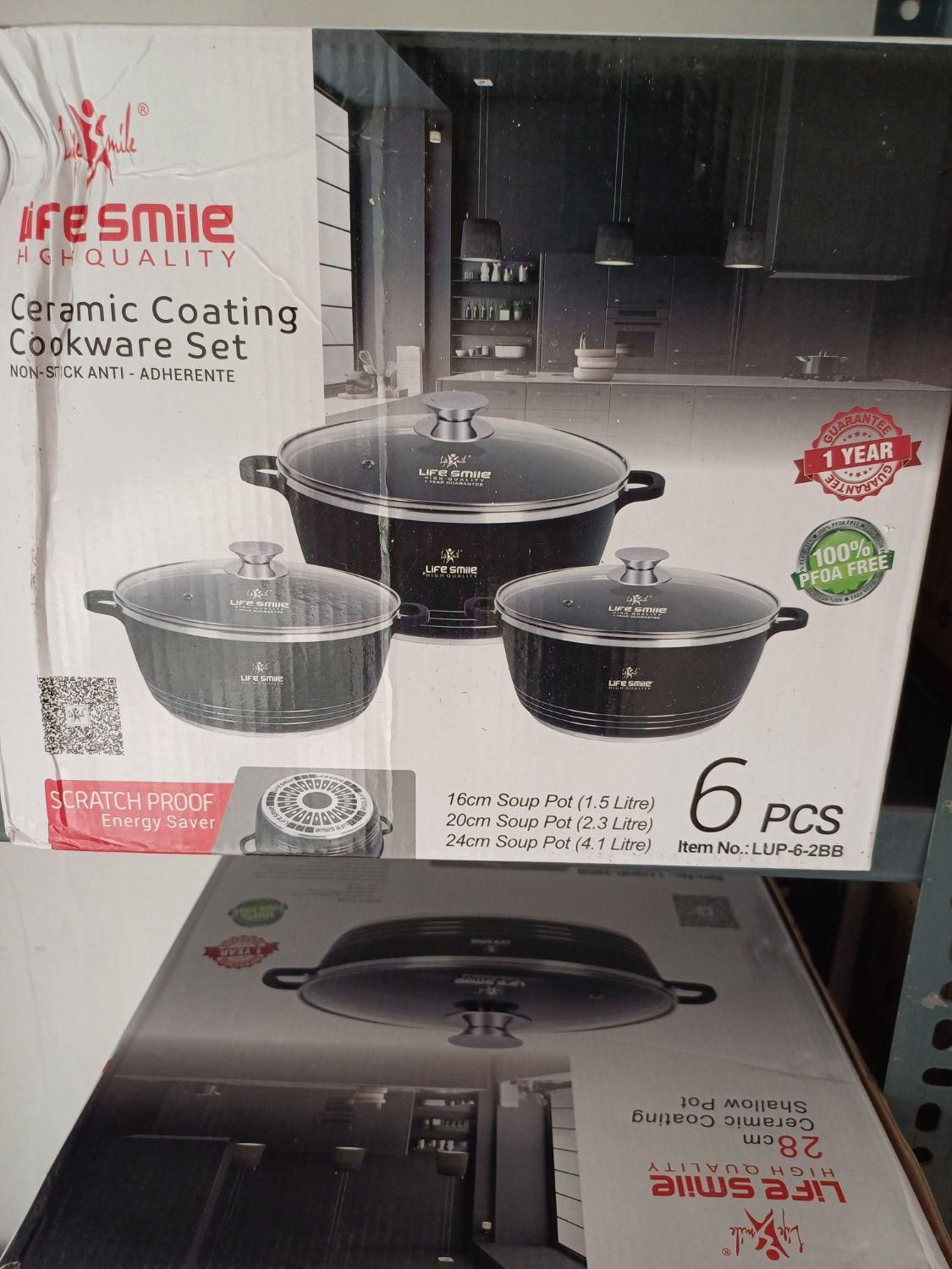 قابلمه گرانیتی ۶ پارچه لایف اسمایل|ظروف پخت‌وپز|ارومیه, |دیوار