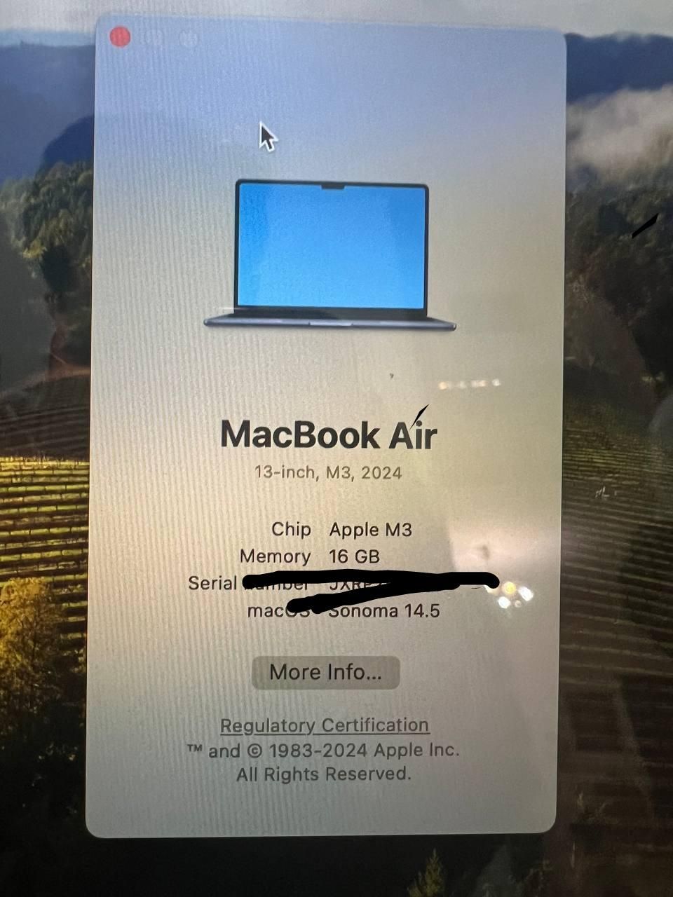 macbook air m3|رایانه همراه|تهران, افسریه|دیوار