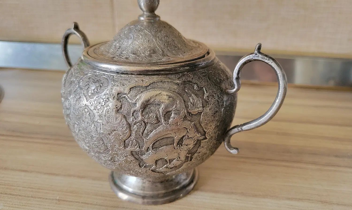 قندان نقره 84|صنایع دستی و سایر لوازم تزئینی|تهران, مرزداران|دیوار