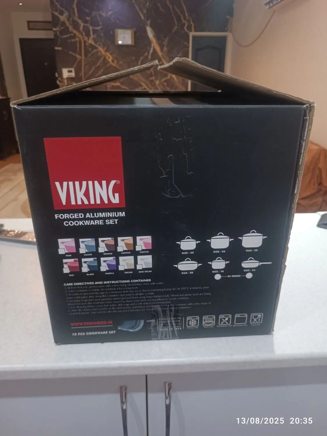 سرویس قابلمه ۱۰ پارچه آلومینیومی برند VIKING|ظروف پخت‌وپز|تهران, تهرانسر غربی|دیوار
