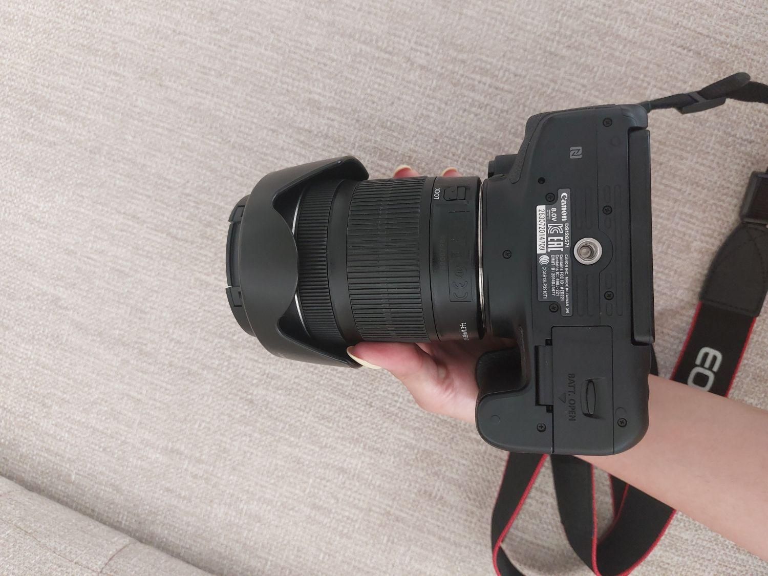فروش دوربین canon 750d لنز 18.135|دوربین عکاسی و فیلم‌برداری|اصفهان, آبشار|دیوار