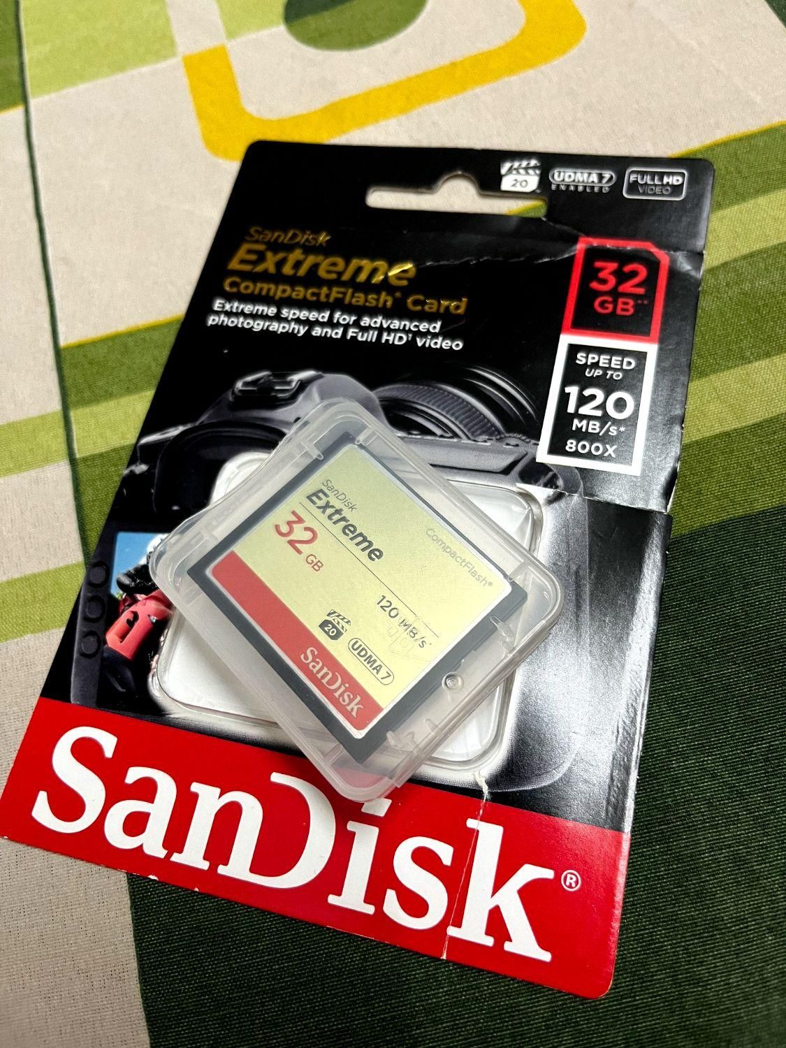 کارت حافظه Sandisk CF 32GB رم ریدر FB|دوربین عکاسی و فیلم‌برداری|تهران, دهکده المپیک|دیوار