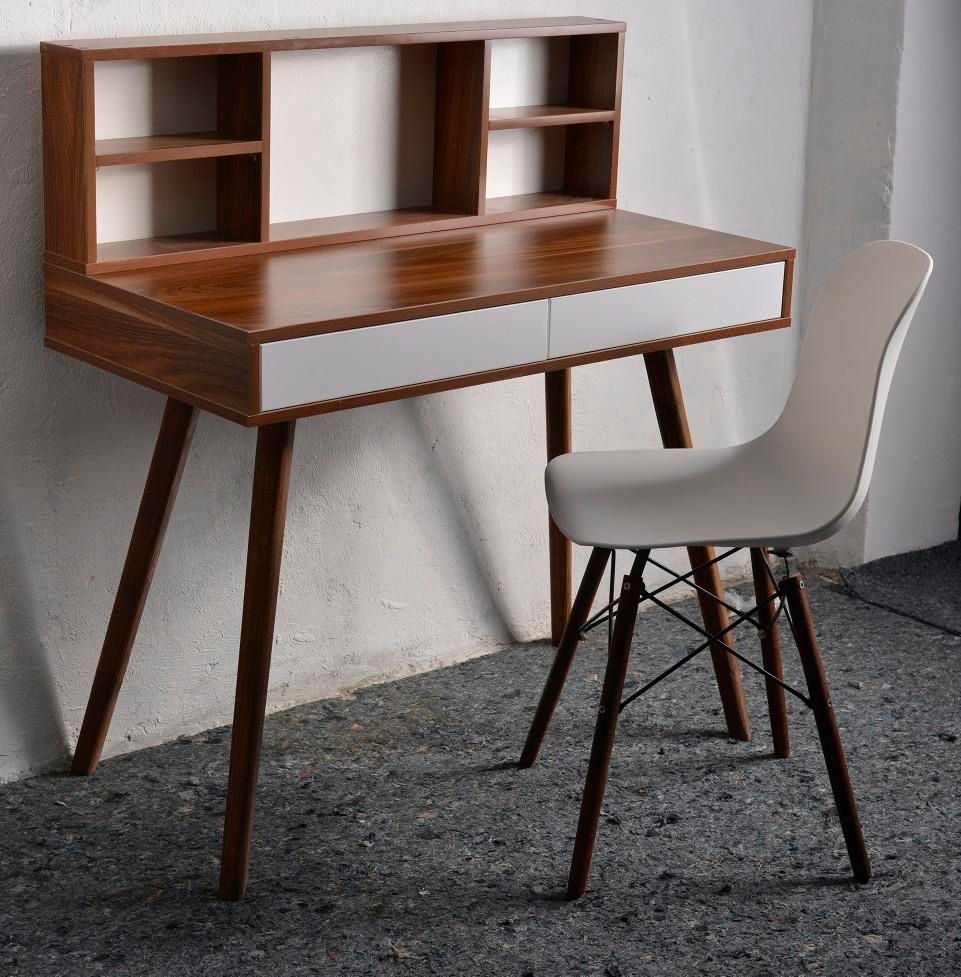 میز تحریر و لپ تاپ ، میزتحریر پایه چوبی بانک دکور|میز تحریر و کامپیوتر|تبریز, |دیوار