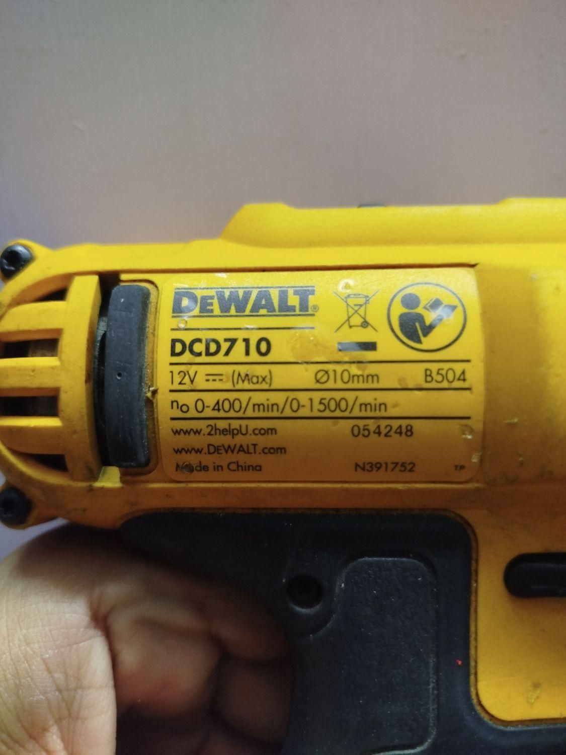 دریل شارژی لیتیوم DCD710D2 دیوالت|ابزارآلات|شاهین‌شهر, شهرک هشت بهشت|دیوار