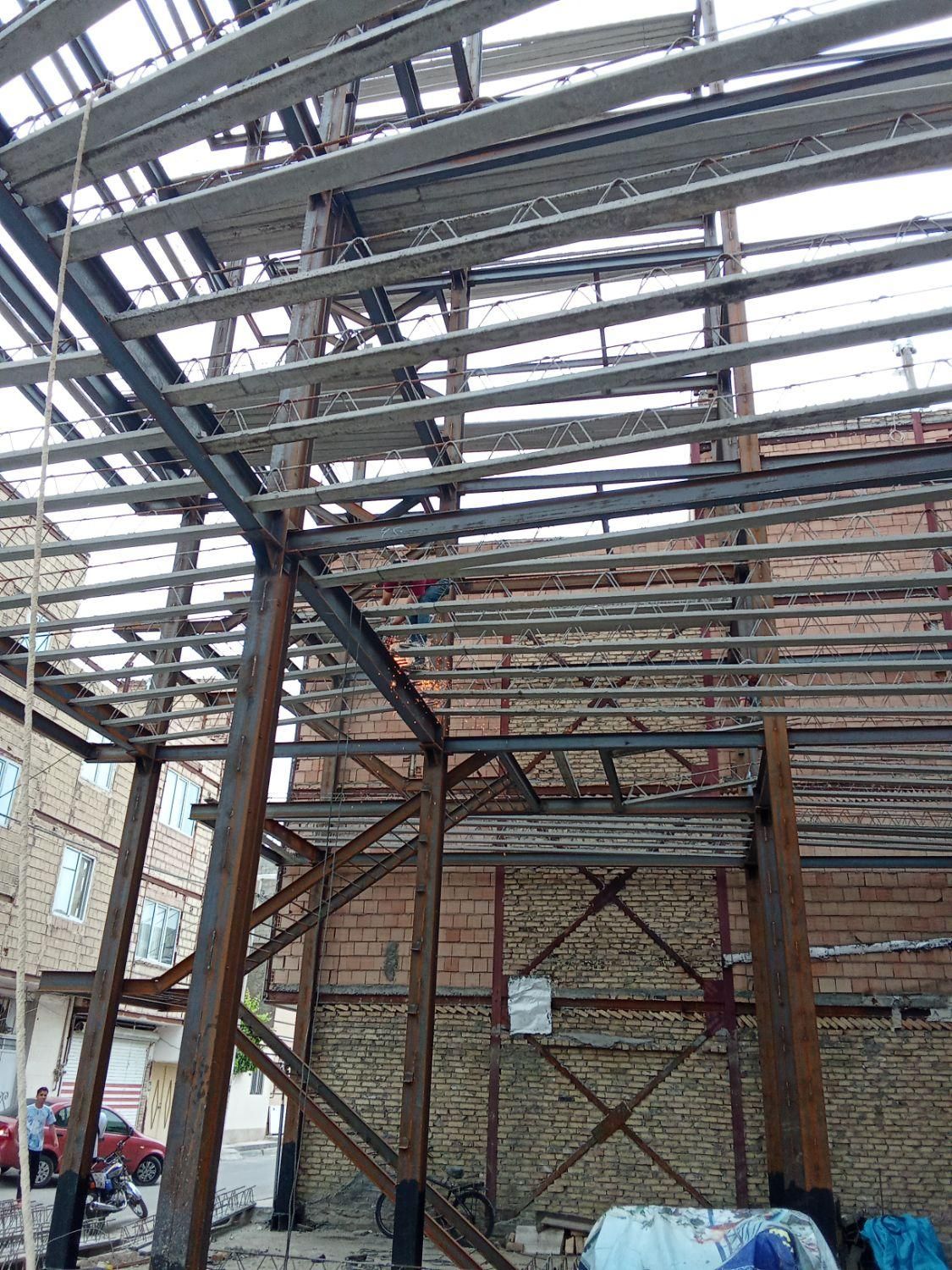 اجرای سقف اسکلت فلزی تیرچه کرومیت وبتنی|خدمات پیشه و مهارت|گلستان (تهران), |دیوار