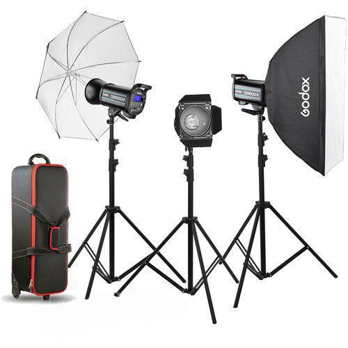 کیت سه شاخه فلاش گودکسGodox Falsh Studio QS-400 II|دوربین عکاسی و فیلم‌برداری|تهران, پونک|دیوار