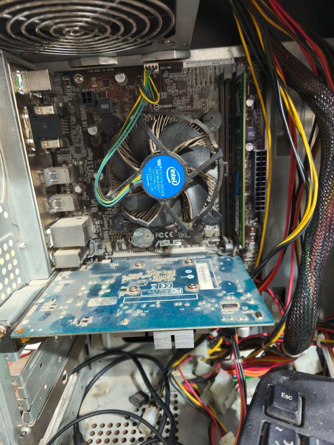 مادربرد asus h110mk با cpu i3 7100|قطعات و لوازم جانبی رایانه|مشهد, توس|دیوار