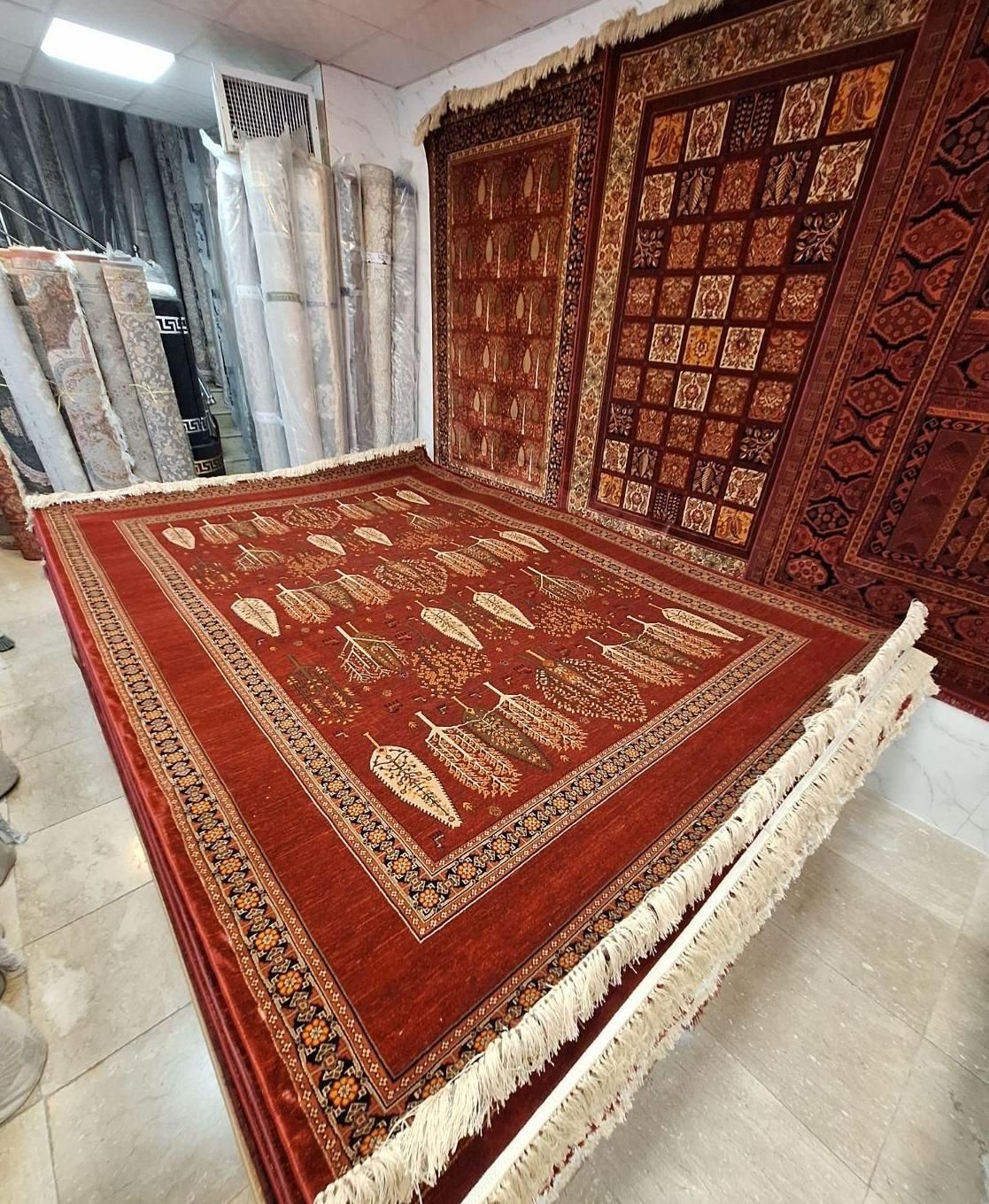 فرش سنتی بلوچی ۷۰۰ شانه اصل نگارین ایرونی|فرش|مشهد, امیر|دیوار