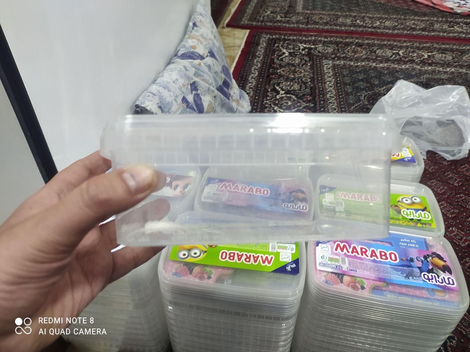 فروش ظرف در بست مخصوص یخچال|ظروف نگهدارنده، پلاستیکی، یک‌بارمصرف|قروه, |دیوار