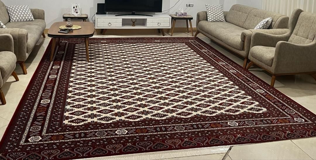 فرش هزارشانه بازوبندی|فرش|آق قلا, |دیوار
