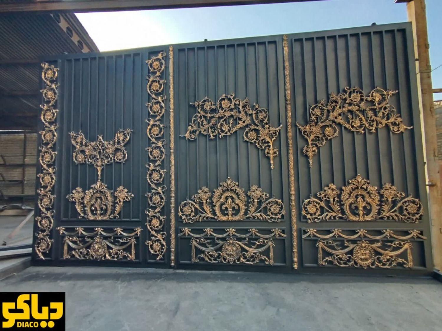 درب حیاط درب باغی درب فرفورژه درب کلاسیک کیت کتی|مصالح و تجهیزات ساختمان|خمینی‌شهر, |دیوار