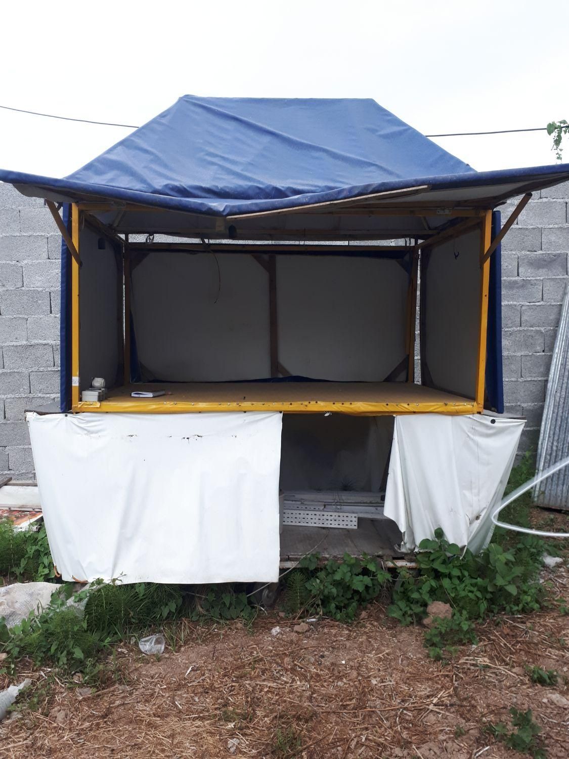 گاری بزرگ و مجهز کباب یا چای و ...|فروشگاه و مغازه|رشت, فرودگاه سردار جنگل رشت|دیوار