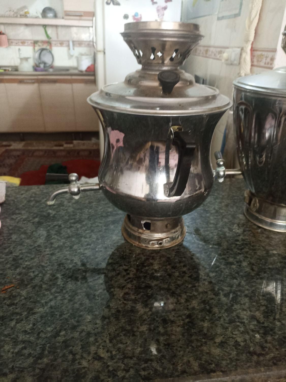 سماور بدون قسمت ته که گازی بوده|سماور، چای‌ساز، قهوه‌ساز|بیرجند, |دیوار