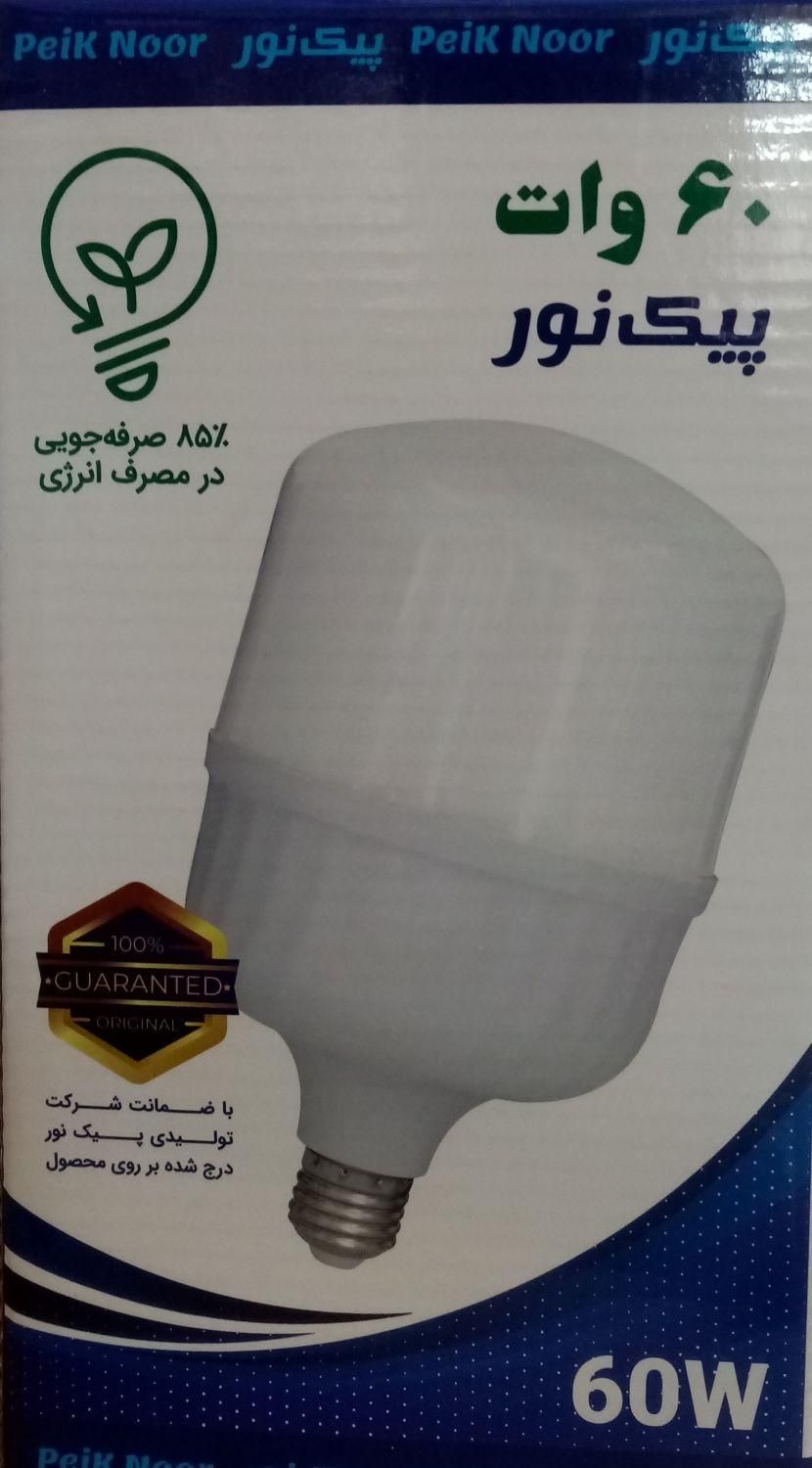 لامپ 60وات پیک نور / شمعی /سفینه ای / پروانه ای|لامپ و چراغ|شیراز, پودنک|دیوار