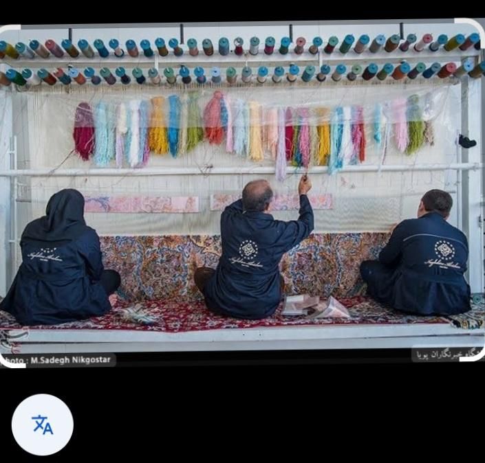 دستگاه قالی بافی ۳در۴.  ۸۰۰ تونی|فرش|مهریز, |دیوار
