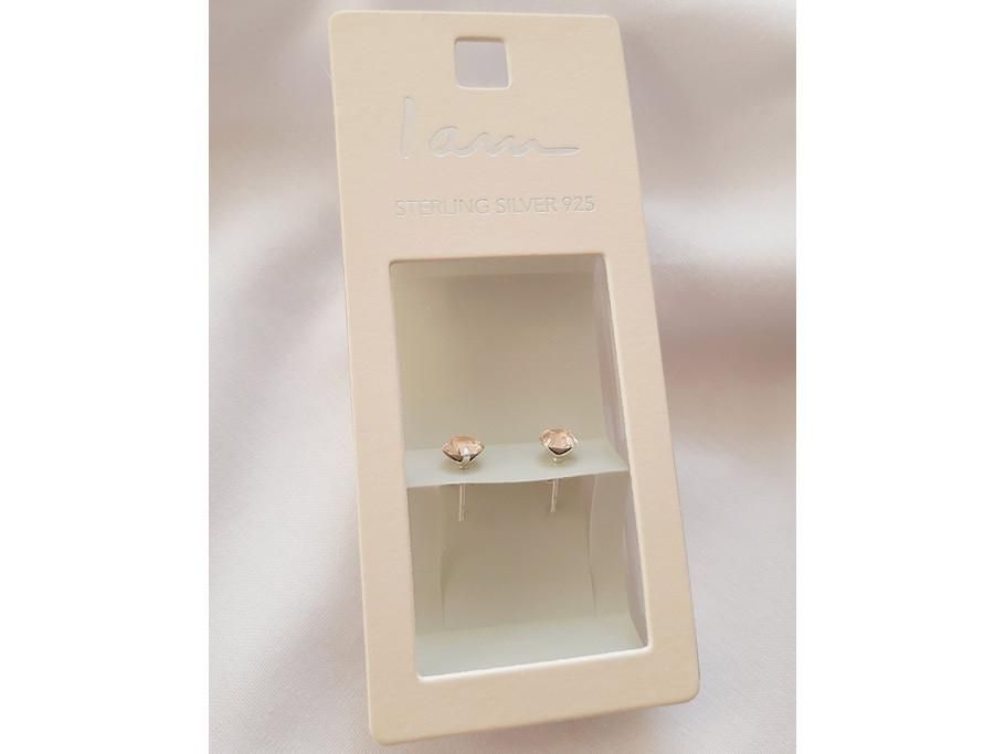 گوشواره نقره نگینی گندمی، درخشش طبیعی و اصیل|بدلیجات|اندیشه, اندیشه فاز ۳|دیوار