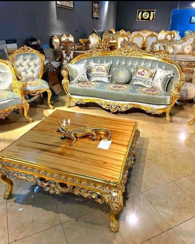 مبل گیسو / مبل استیل سلطنتی / مبلمان|مبلمان خانگی و میز عسلی|مشکین‌دشت, |دیوار