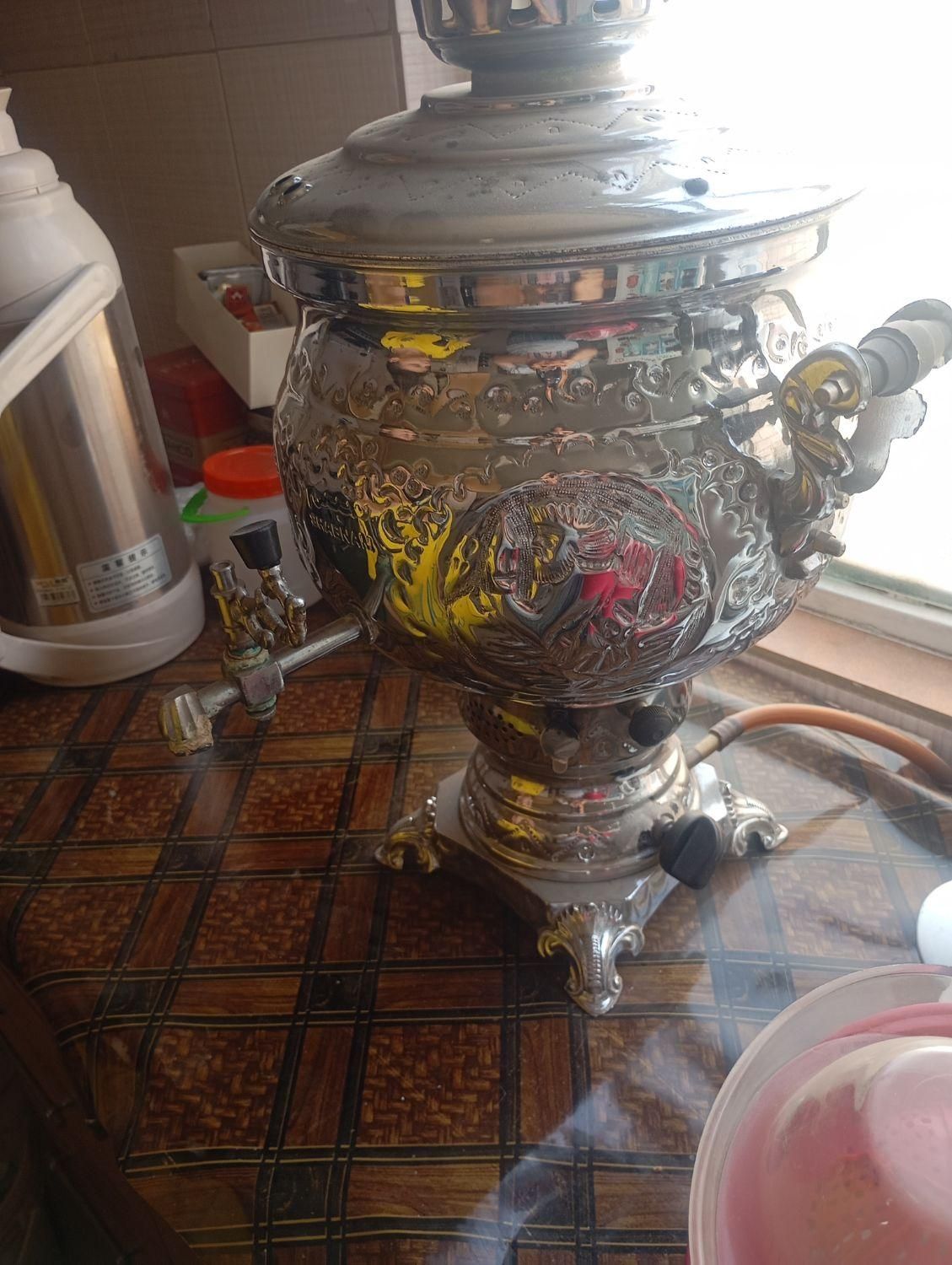سماور ده لیتری و چای ساز|قوری، کتری، قهوه‌ساز دستی|ورامین, |دیوار