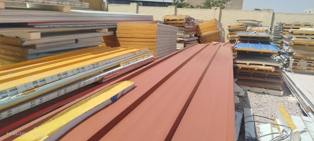 فروش انواع ساندویچ پانل و شیروانی رنگی|مصالح و تجهیزات ساختمان|ساوه, |دیوار