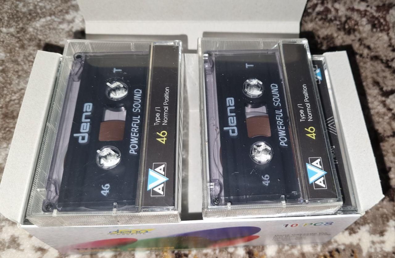 ۲۰۰عدد کاست خام پلمپ ۴۶دقیقه دنا همگی سلفون دار|فیلم و موسیقی|تهران, گمرک|دیوار