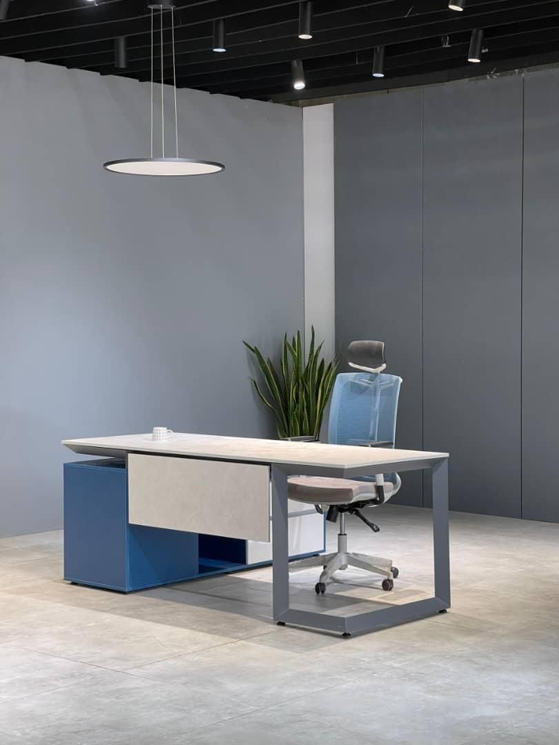 میز صندلی کانترمبل اسپیلت سیستم فوم چرم راش دوربین|دفتر کار|گرگان, |دیوار