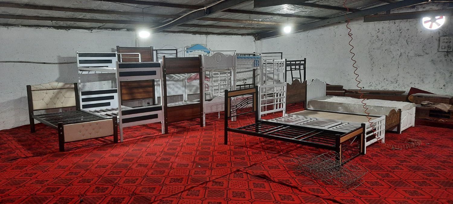 کارگاه تولیدی تختخواب فلزی تخت دوطبقه فلزی چوبی|تخت و سرویس خواب|تهران, شهرک شریفی|دیوار