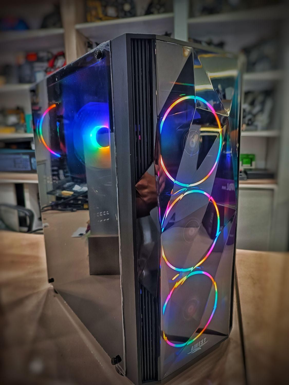 کیس نسل ۱۲ + GPU 8GB DDR5 در حد نو|رایانه رومیزی|تهران, میدان ولیعصر|دیوار