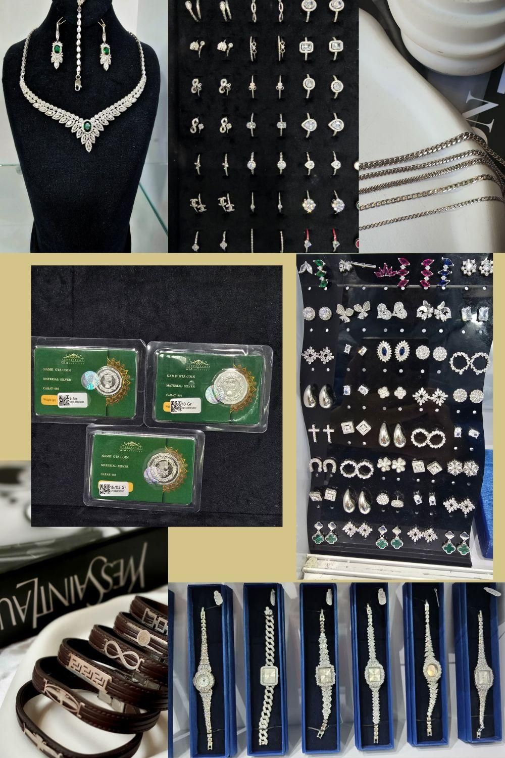 انواع نقره|جواهرات|شیراز, بازار|دیوار