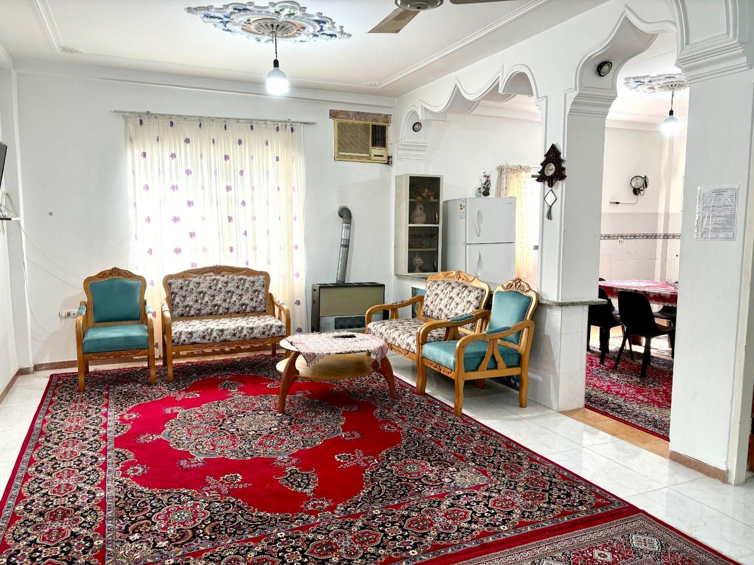 دوخوابه ۱۰۰متری تمیز درشهر زیبای رامسر|اجارهٔ کوتاهمدت آپارتمان و سوئیت|رامسر, |دیوار