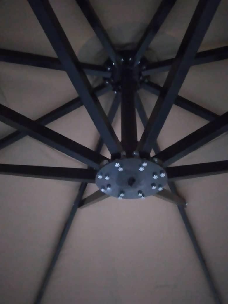 چتر سایبان پایه بغل اروپایی برزنت/نانو/|کافیشاپ و رستوران|برازجان, |دیوار