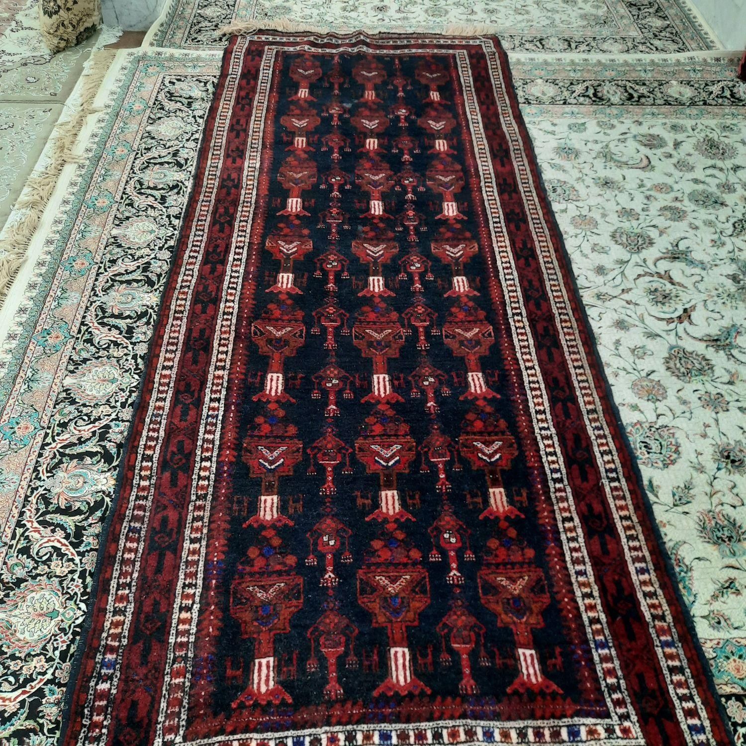 قالیچه سنتی دست باف|فرش|زاهدان, |دیوار