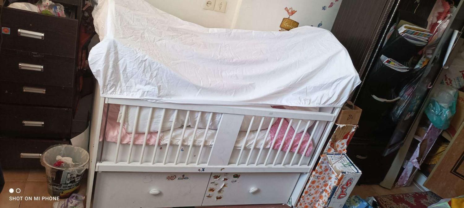 تخت بچه وارداتی ترکیه|تخت و صندلی بچه|کرمان, |دیوار