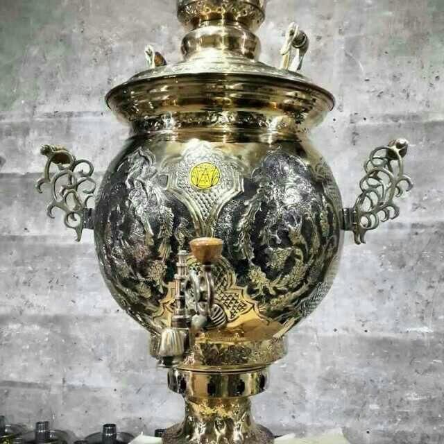 سماور بزرگ مجلسی و هیئتی|سماور، چایساز، قهوهساز|مشهد, هنرور|دیوار