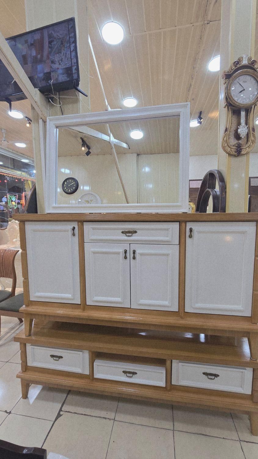 ست آینه کنسول بلوط ۰۲۱|بوفه، ویترین، کنسول|رشت, رودبارتان|دیوار