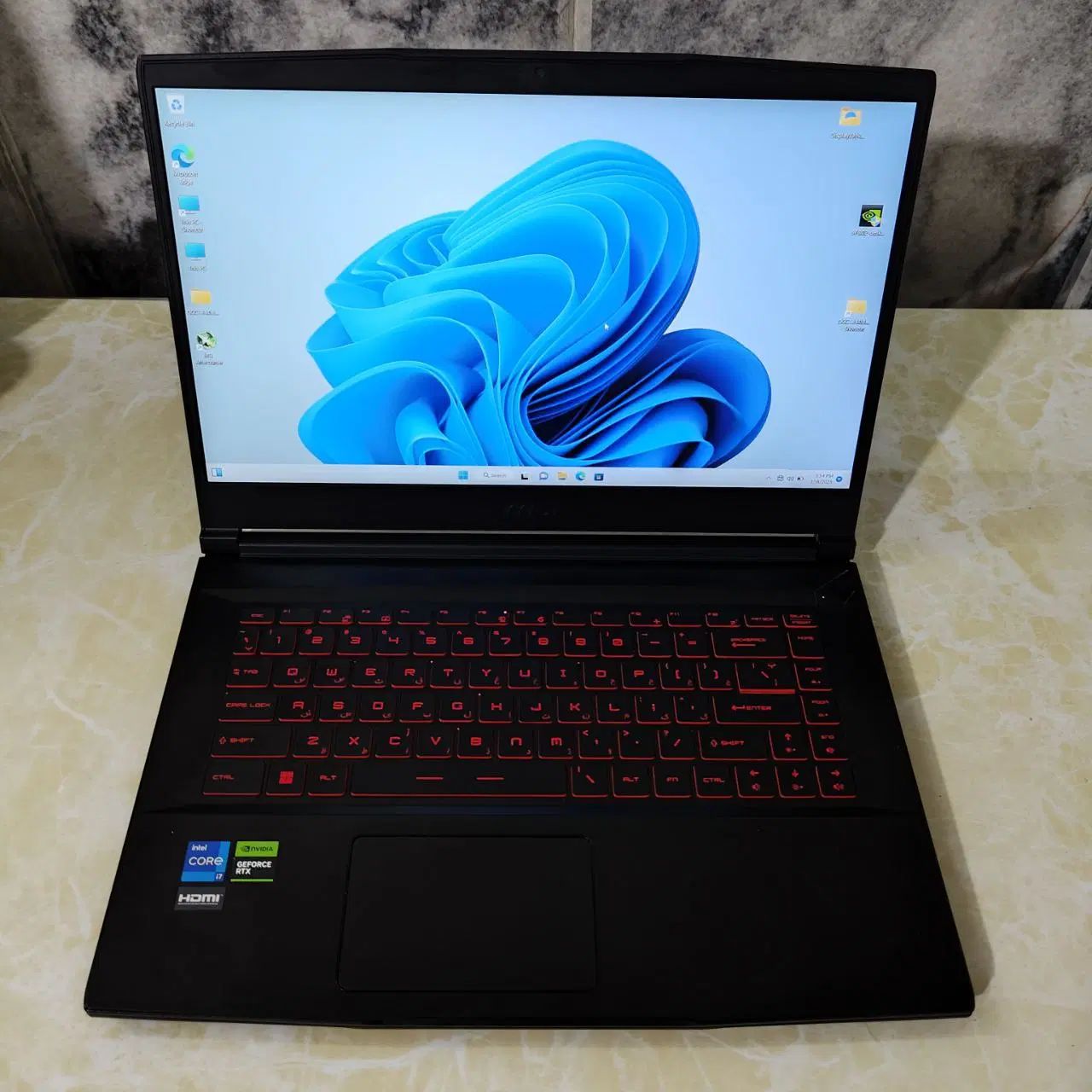 لپ تاپ Msi Gf63 12ve|رایانه همراه|مشهد, گاز|دیوار