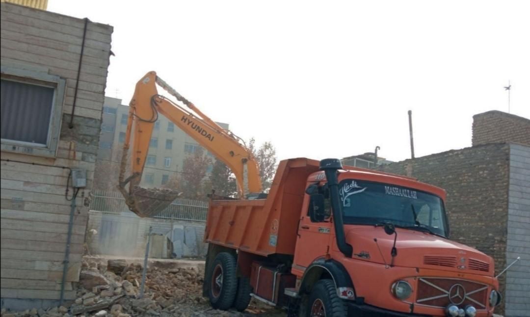 عملیات تخریب ساختمان، گودبرداری،خاکبرداری،شفته|خدمات پیشه و مهارت|کرمان, |دیوار