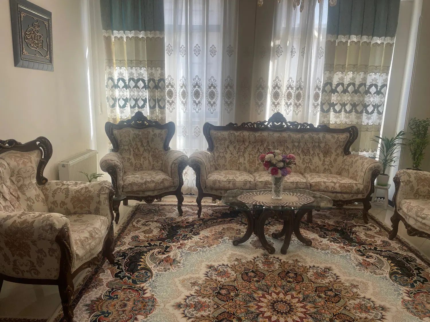 مبلمان کلاسیک چوب گردو|مبلمان خانگی و میز عسلی|تهران, تهرانسر مرکزی|دیوار